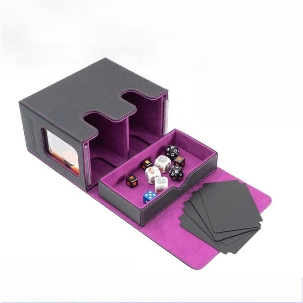 Card Game Deck - Kartendeckbox, Große Kapazität für 260+ Einzeln