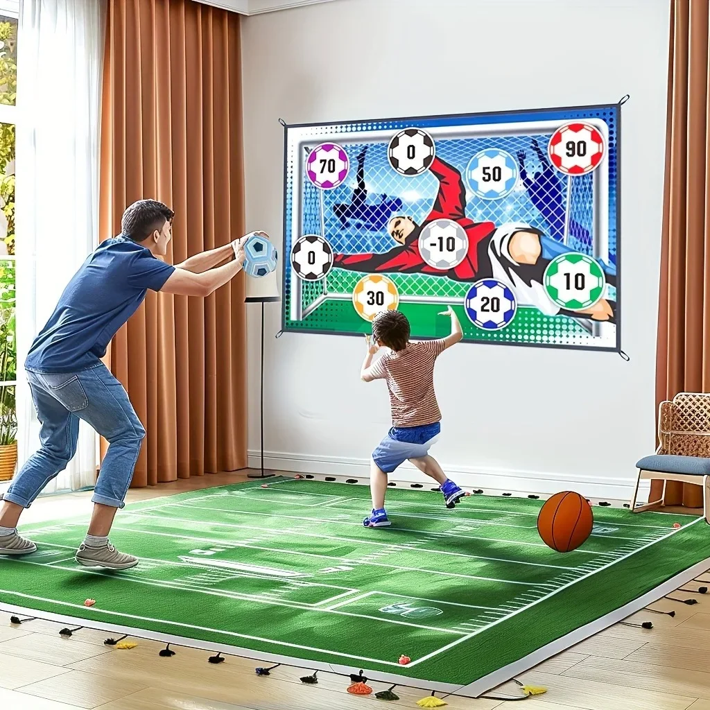 Board Game Football - Fußball Spiel Matte Mit Kleben Bällen