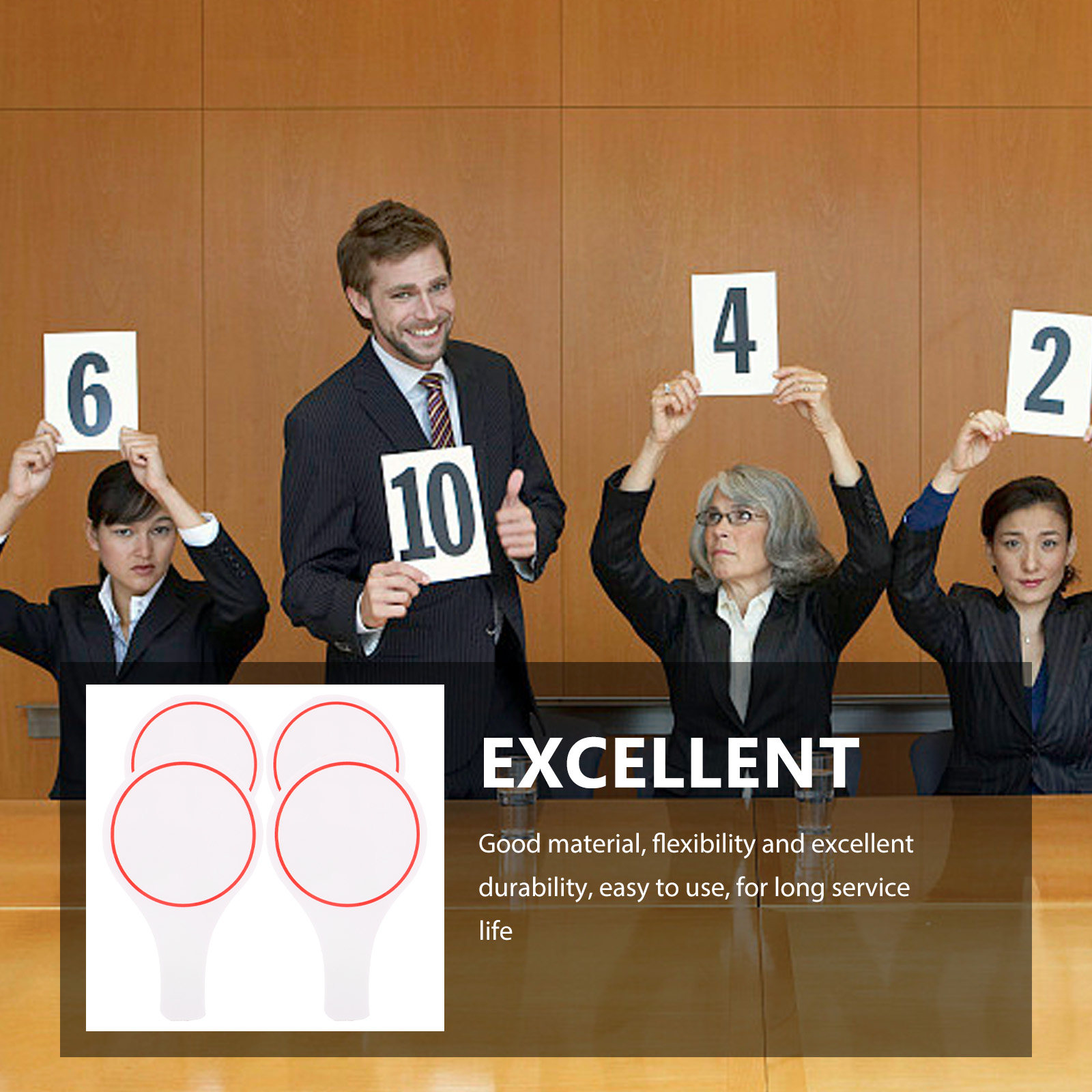 Board Game Quiz - 4 Stück Scoreboard, leere Tafel, hochwertige,
