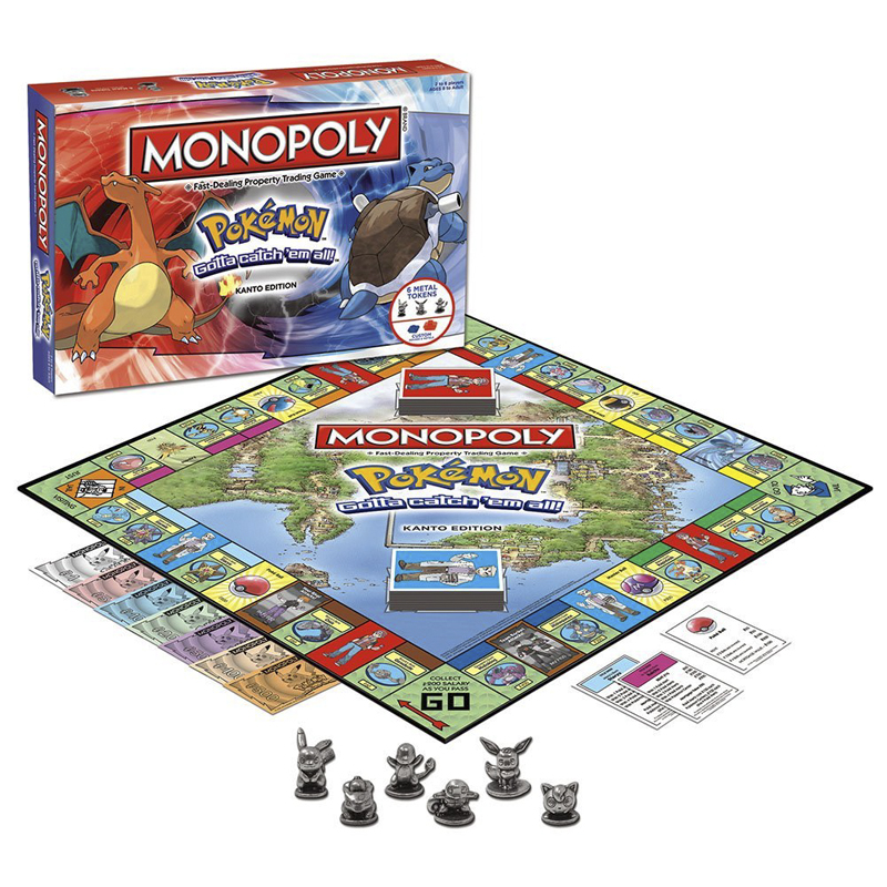 Board Game Monopoly - MONOPOLY Pokemon Brettspielkarten Pikachus Charizard Blastoise