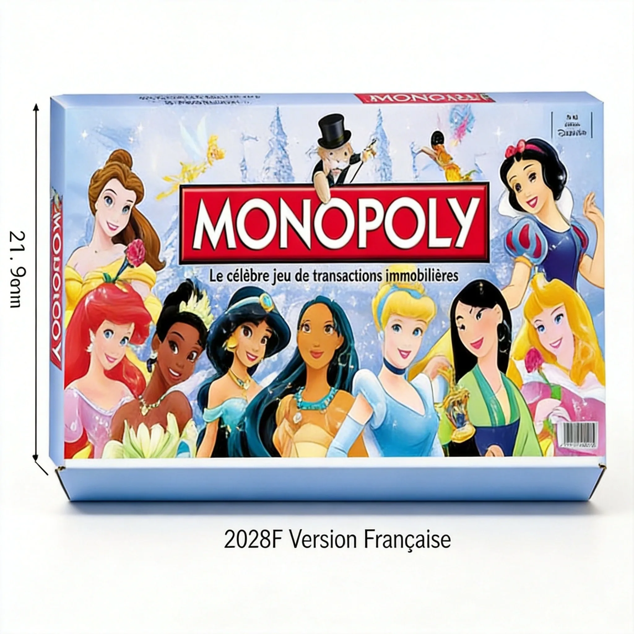 Board Game Monopoly - MONOPOLY Prinzessinnen Disney Exklusives Exquisites Kunstwerk