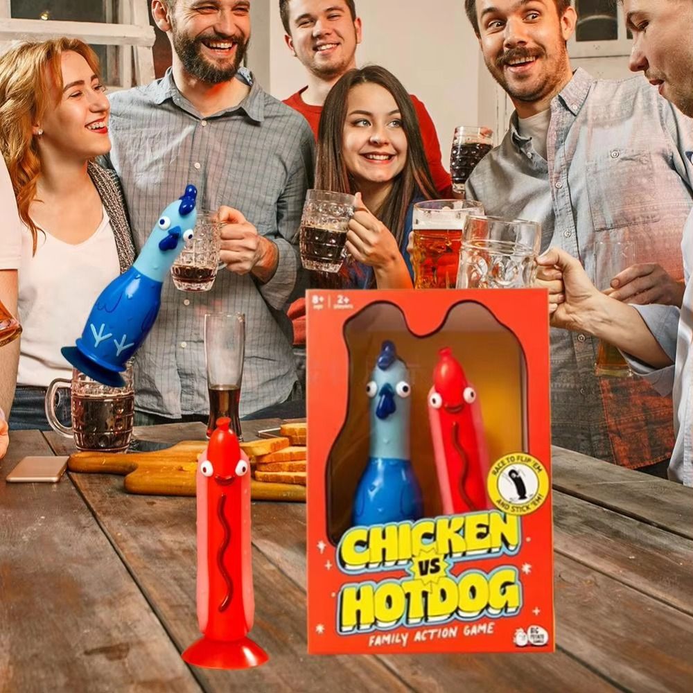 Strategy Board Game - Schnelles Strategie-Brettspiel: Huhn vs. Hotdog –
