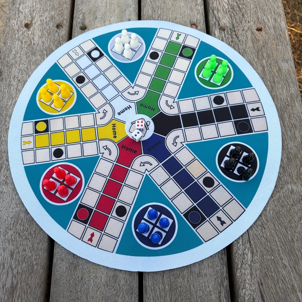 Board Game For 2 People - LUDO-Spielbrett für 6 Spieler, große Größe
