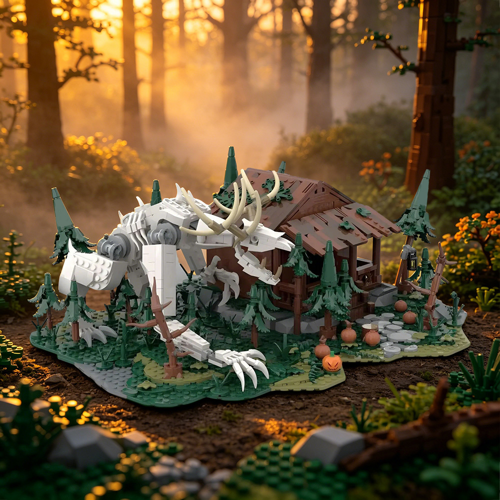 Board Game Jumanji - MOC Wendigo Familiar Voice Kit Bausteine