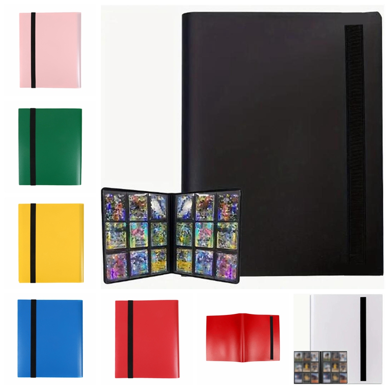 Board Game Book - Transparentes Raster-Taschenalbum 4/9/12 Fächer Organizer für