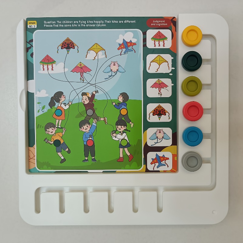 Board Game Question - Logik-Denkspielbrett für Kinder, 60 Fragen/Disziplin, Lernspielzeug,