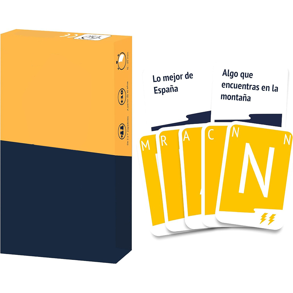 Board Game Quiz - Schnelles Wortkarten-Spiel Geschwindigkeits-Denkspiel Buchstaben-Zuordnungsspiel Familien-Brettspiel Schnelles