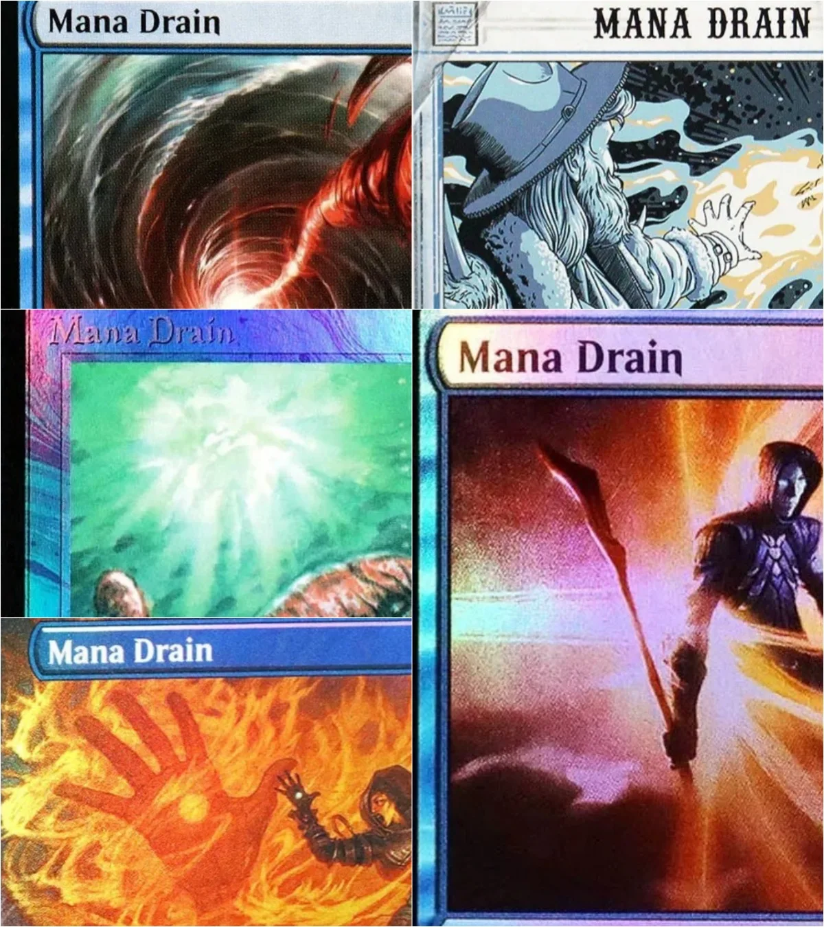 Card Game Deck - [‘’Mana Drain‘’] TCG Magical Cards Game