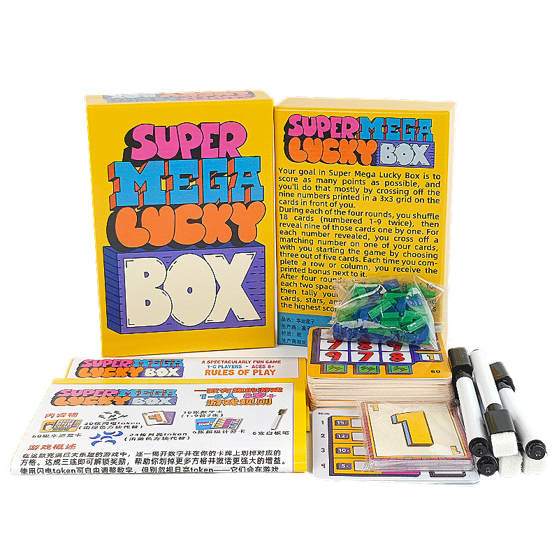 Super Mega Lucky Box Brettspie – Strategy Board Game Bewertung und Preis