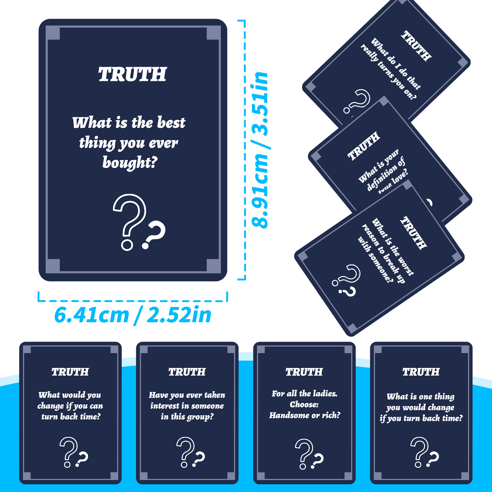 50 Stück Partyspielkarten für  – Board Game Quiz Bewertung und Preis
