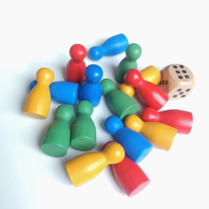 100 Stück bunte Holz-Schachmar – Board Game Quiz Bewertung und Preis