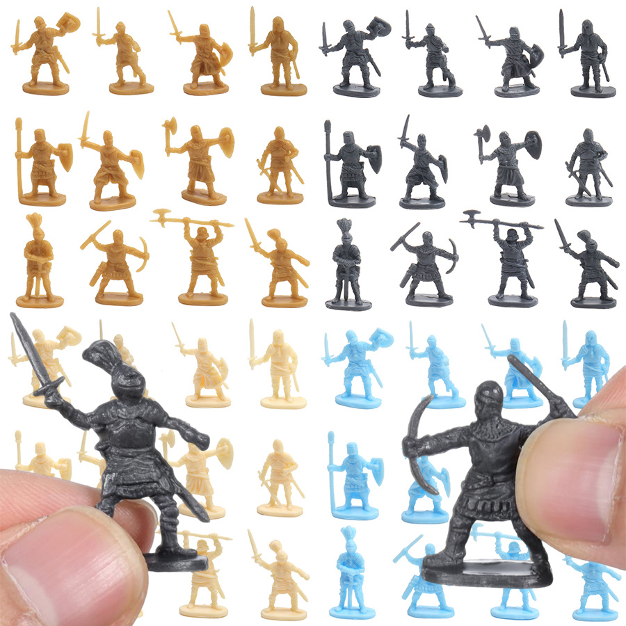 49 Stück Mini-Mittelalter-Sold – Board Game War Bewertung und Preis