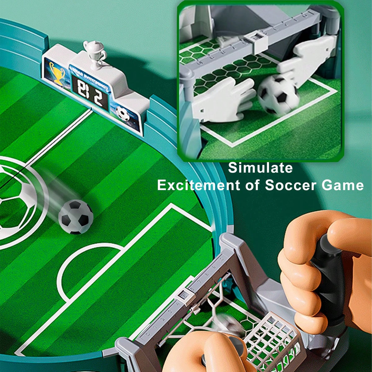 Tischfußballspiel, Tischspiel  – Board Game Football Bewertung und Preis