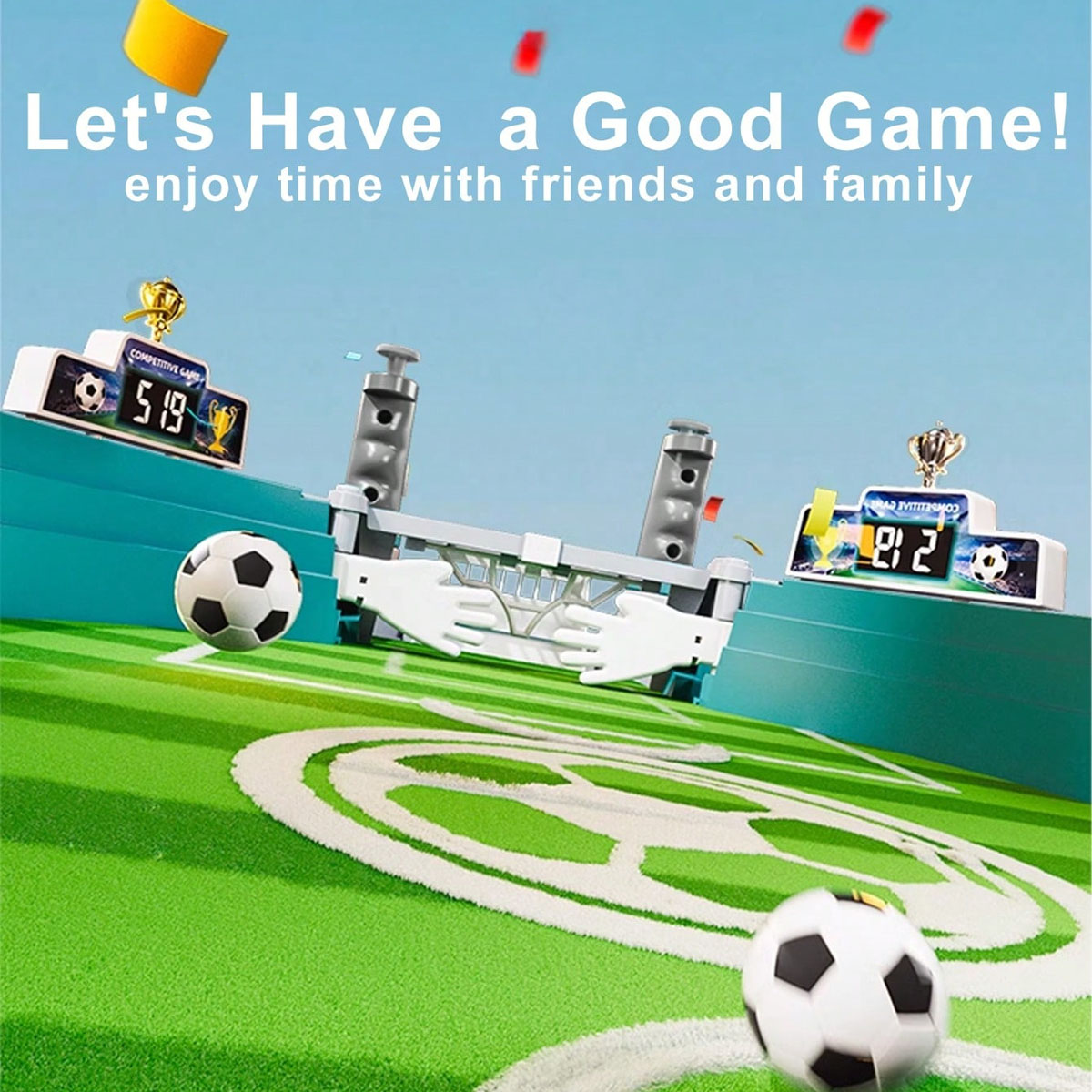 Tischfußballspiel, Tischspiel  – Board Game Football Bewertung und Preis