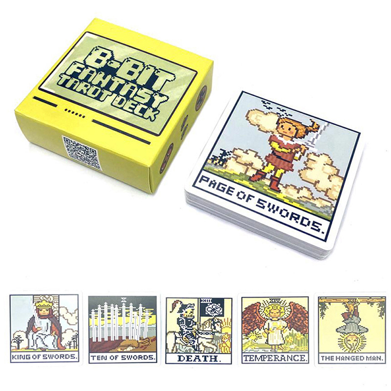 1Box 8 Bit Fantasie Tarot Deck – Card Game Deck Bewertung und Preis