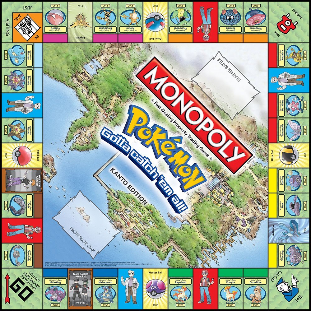 MONOPOLY Pokemon Brettspielkar – Board Game Monopoly Bewertung und Preis