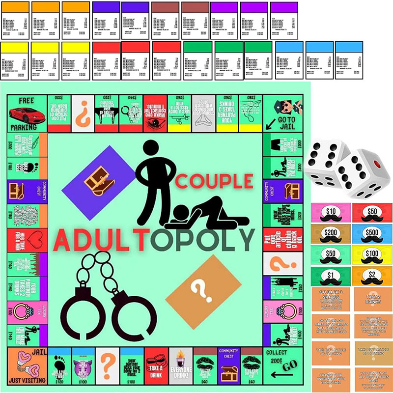 1 Set Erwachsene Paar Spiel Mo – Board Game Monopoly Bewertung und Preis