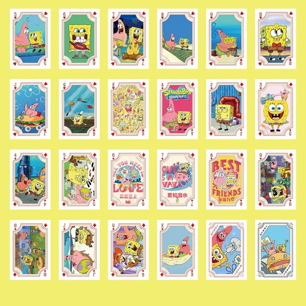 54 Blatt/Box SpongeBob Anime P – Card Game Deck Bewertung und Preis