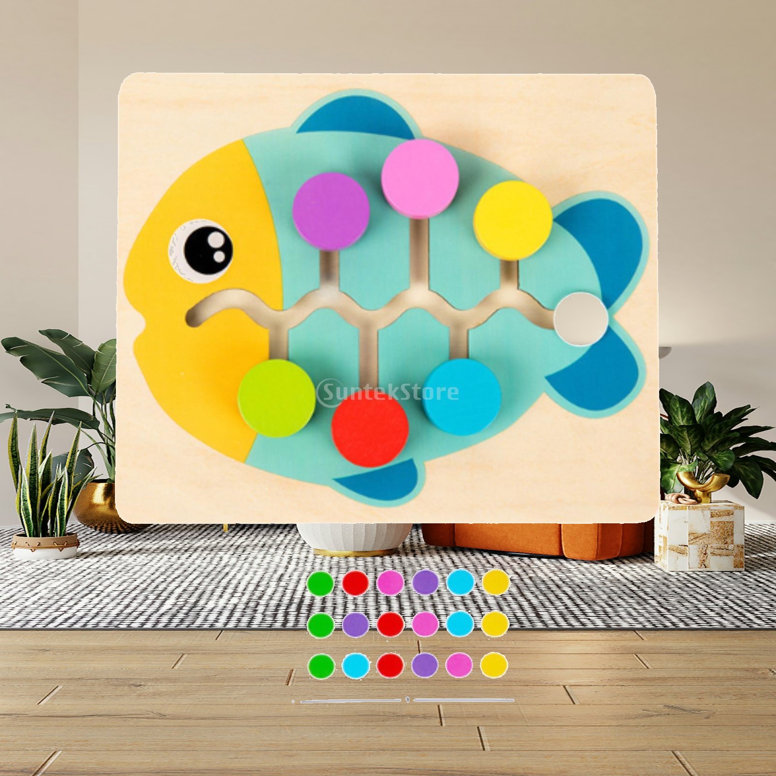 Holzfarbene Steckpuzzle für 3- – Strategy Board Game Bewertung und Preis