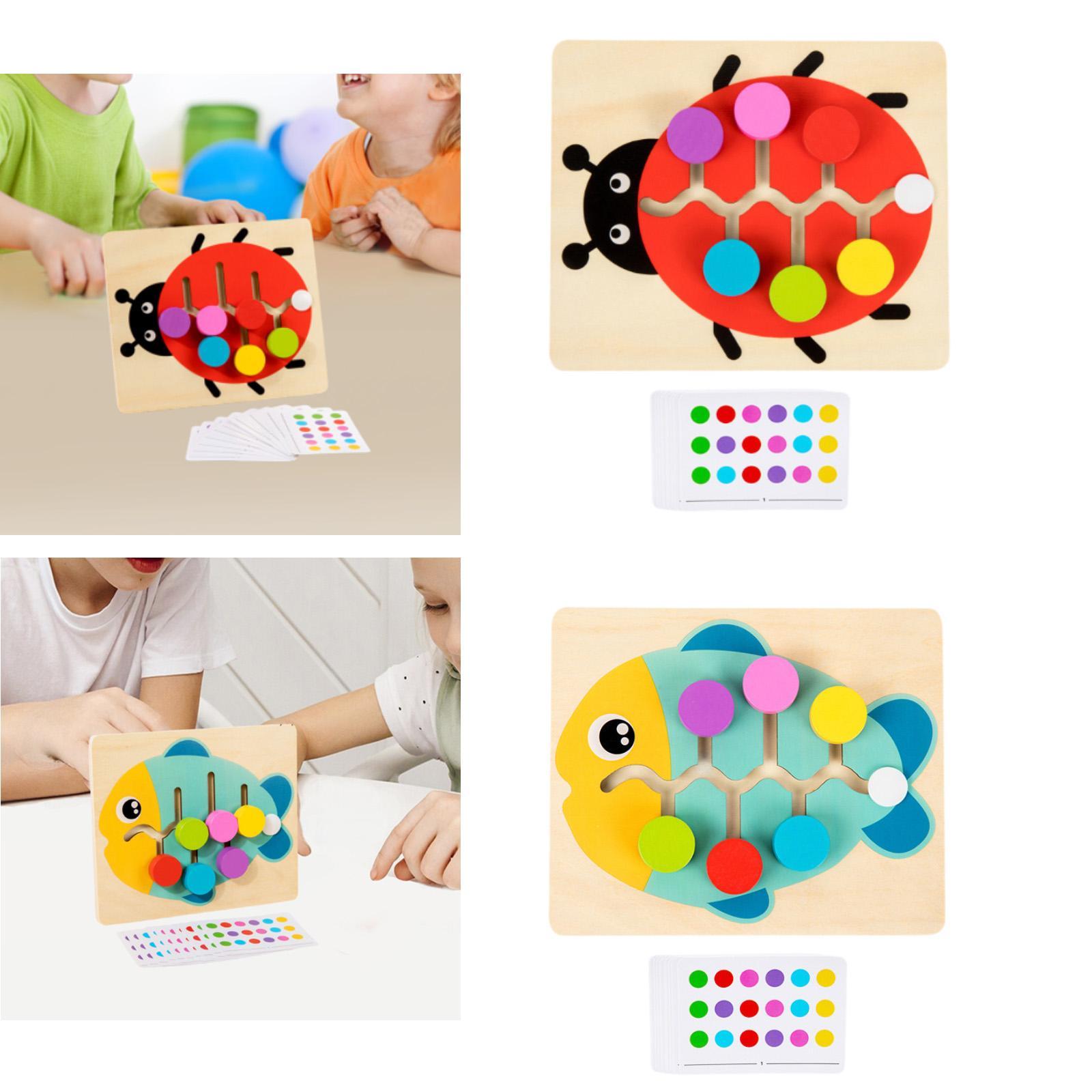 Holzfarbene Steckpuzzle für 3- – Strategy Board Game Bewertung und Preis