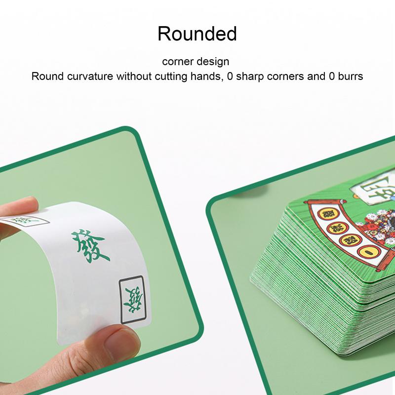 Mahjong Karten Familien spiel  – Card Game Deck Bewertung und Preis