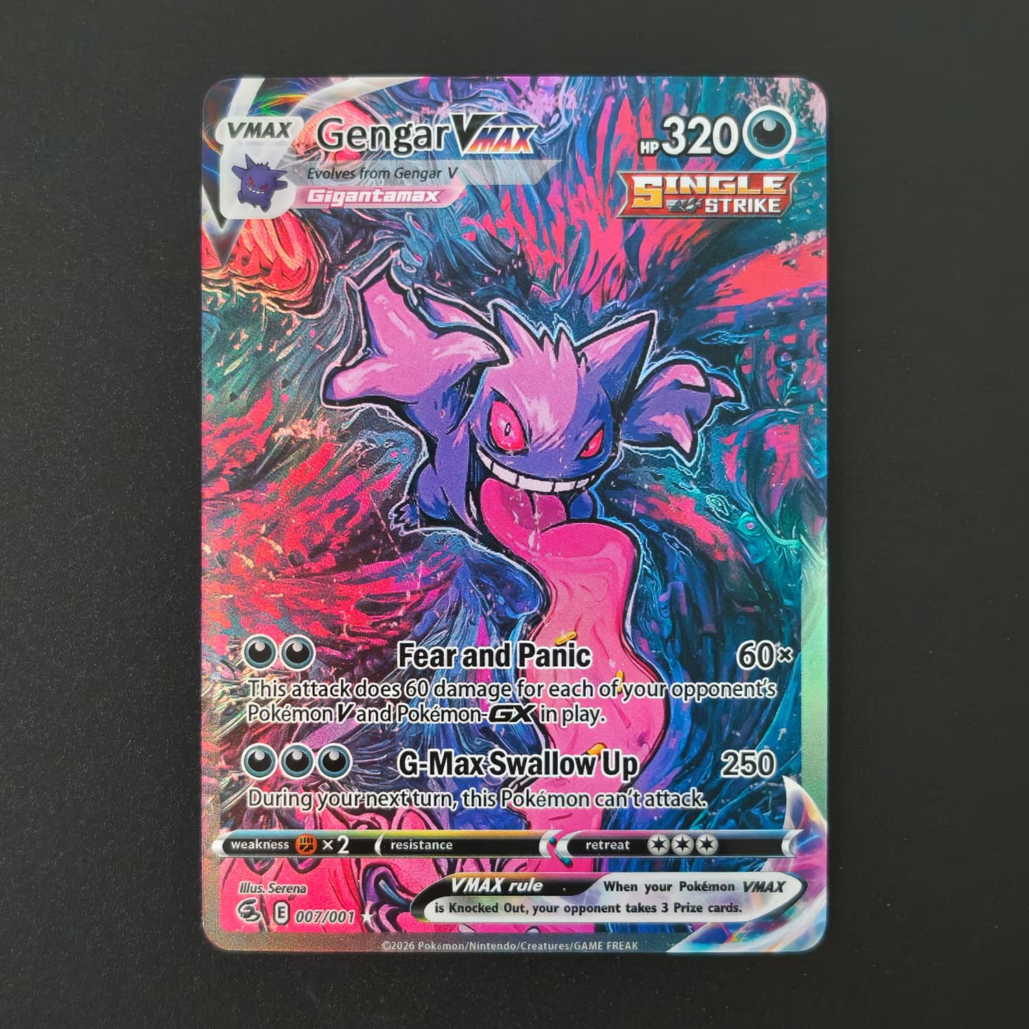 DIY Pokemon Gengar VMAX 007/00 – Board Game English Bewertung und Preis