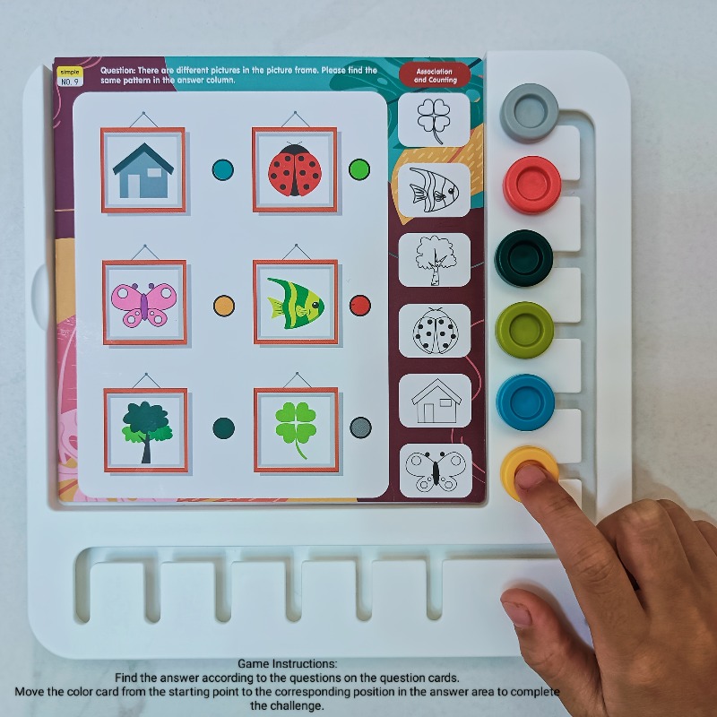 Logik-Denkspielbrett für Kinde – Board Game Question Bewertung und Preis